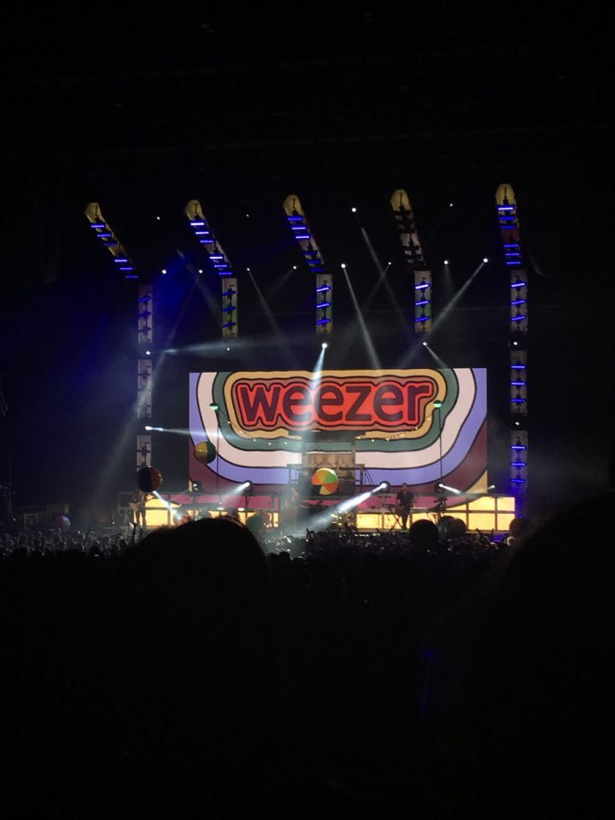 Weezer toured over the summer to introduce their new album. 