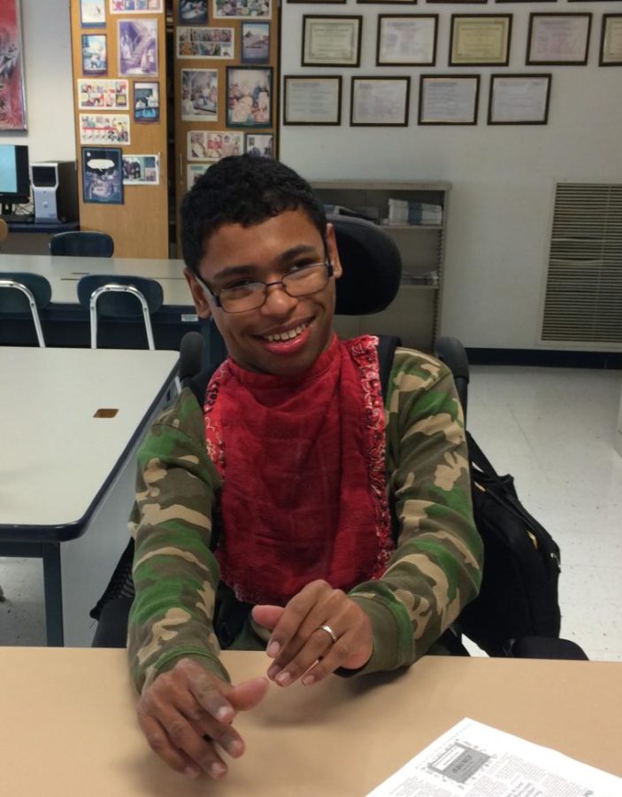 Felix Navarro enjoys writing.  He is currently enrolled in both Journalism 1 and Creative Writing.