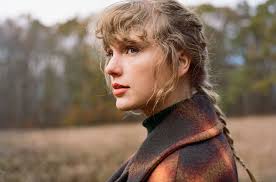 A close-up of the cover of Taylor Swift's surprise new album, Evermore. 